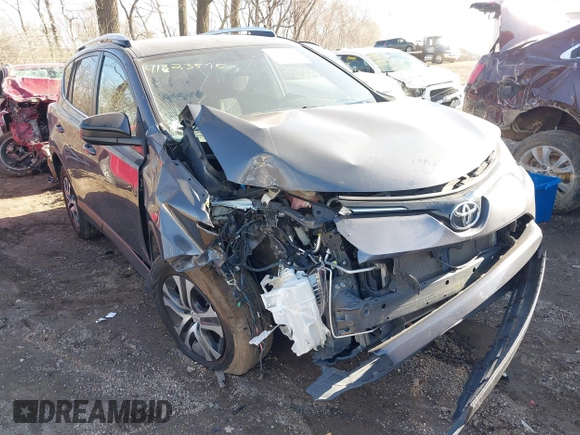 2016 Toyota RAV4 LE with VIN JTMBFREV1GJ085659, listed as a IAAI auction lot 41823575 with 141,657 mi miles. Bid and sale history available at carsss.com. Image 1.