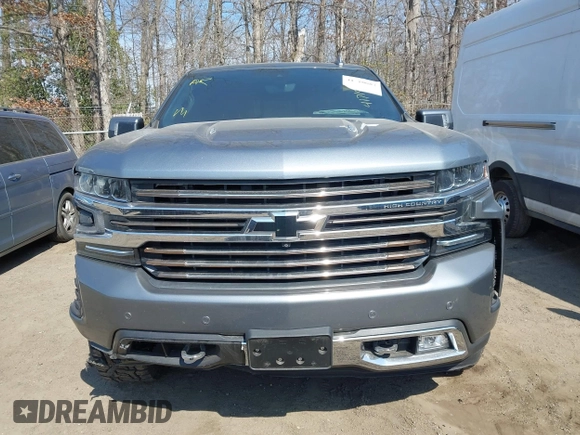 2019 Chevrolet Silverado 1500 High Country with VIN 1GCUYHEL7KZ368623, listed as a IAAI auction lot 41710087 with 101,074 mi miles. Bid and sale history available at carsss.com. Image 12.
