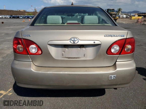2007 Toyota Corolla CE with VIN 1NXBR32E37Z834402, listed as a Copart auction lot 45169685 with 134,420 mi miles and Salvage Title. Bid and sale history available at DreamBid. Image 6.