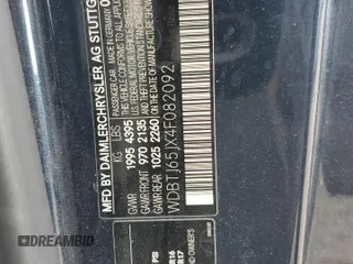 2004 Mercedes-Benz CLK 320 with VIN WDBTJ65JX4F082092, listed as a Copart auction lot 84962894 with 194,018 mi miles and Clean Title. Bid and sale history available at DreamBid. Image 12.