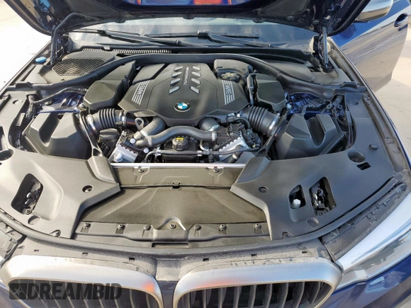 2020 BMW 5 Series M550i xDrive with VIN WBAJS7C09LCE06865, listed as a Copart auction lot 60140955 with Not provided miles and Salvage title. Bid and sale history available at DreamBid. Image 11.
