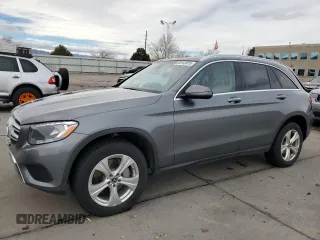 2018 Mercedes-Benz GLC with VIN WDC0G4KB8JV047227, listed as a Copart auction lot 50143815 with 81,368 mi miles and Salvage Title. Bid and sale history available at carsss.com. Image 1.