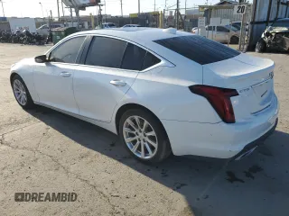 2020 Cadillac CT5 Luxury with VIN 1G6DW5RK0L0120793, listed as a Copart auction lot 51845225 with 57,041 mi miles and Salvage Title. Bid and sale history available at DreamBid. Image 2.