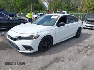 2022 Honda Civic Sedan Sport with VIN 2HGFE2F52NH532042, listed as a IAAI auction lot 41594967 with 76,809 mi miles. Bid and sale history available at carsss.com. Image 17.