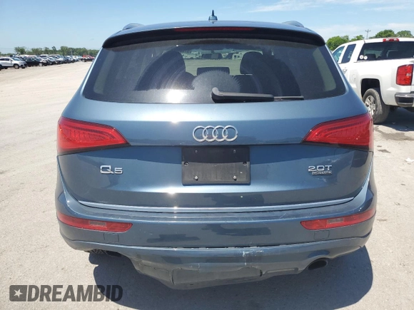 2016 Audi Q5 Premium with VIN WA1C2AFPXGA056575, listed as a Copart auction lot 57469595 with 59,198 mi miles and Salvage title. Bid and sale history available at DreamBid. Image 6.
