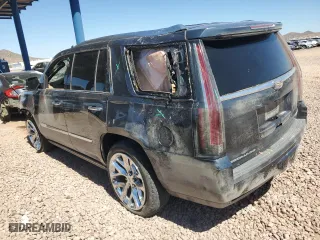2019 Cadillac Escalade Platinum with VIN 1GYS4DKJ0KR307851, listed as a Copart auction lot 72234674 with 0 mi miles and Salvage Title. Bid and sale history available at carsss.com. Image 2.