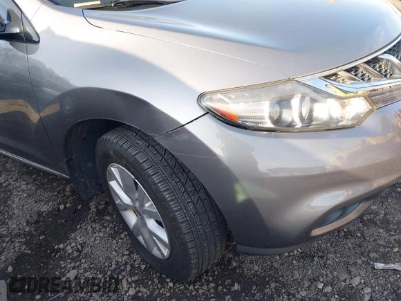 2012 Nissan Murano S with VIN JN8AZ1MW3CW237134, listed as a IAAI auction lot 41948297 with 999,999 mi miles. Bid and sale history available at carsss.com. Image 6.
