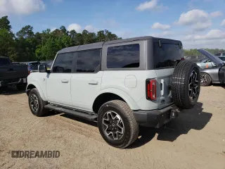 2024 Ford Bronco Outer Banks с VIN 1FMEE8BP8RLA73270, выставлен на аукционе Copart как лот 56790205 с пробегом 8 715 миль миль и Списание • Salvage title. История ставок и продаж доступна на DreamBid. Изображение 2.