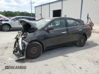 2014 Nissan Versa SV with VIN 3N1CN7AP1EL828753, listed as a Copart auction lot 54168155 with 86,369 mi miles and Salvage Title. Bid and sale history available at DreamBid. Image 1.