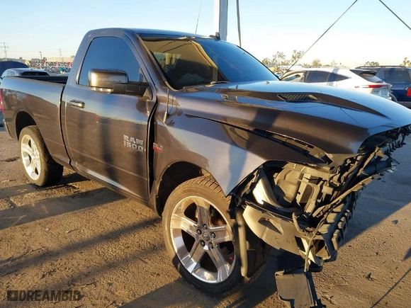 2016 Ram 1500 R/T with VIN 3C6JR6CT7GG130521, listed as a IAAI auction lot 41815646 with 57,035 mi miles. Bid and sale history available at carsss.com. Image 1.
