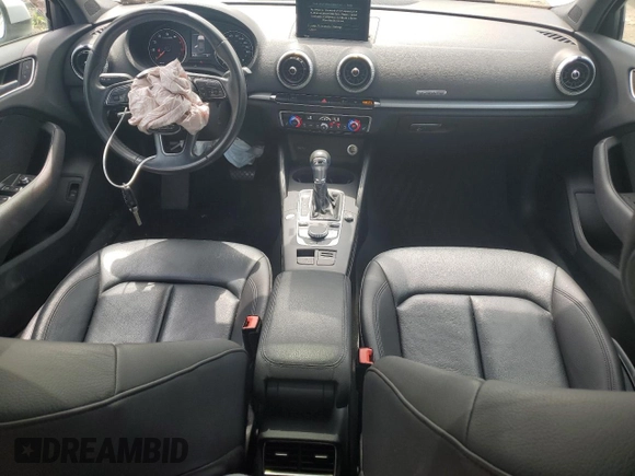 2017 Audi A3 Sedan Premium with VIN WAUB8GFF3H1020963, listed as a Copart auction lot 52640554 with 51,820 mi miles. Bid and sale history available at carsss.com. Image 8.