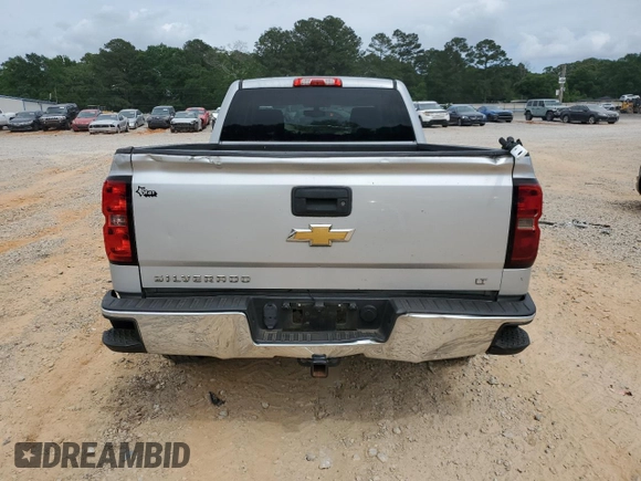 2015 Chevrolet Silverado 1500 LT with VIN 1GCVKREH3FZ298244, listed as a Copart auction lot 51909615 with 163,000 mi miles and Salvage Title. Bid and sale history available at DreamBid. Image 6.