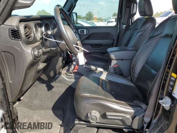 2021 Jeep Wrangler Unlimited Sahara High Altitude with VIN 1C4HJXEG7MW537997, listed as a Copart auction lot 74322054 with 60,226 mi miles and Salvage title. Bid and sale history available at DreamBid. Image 7.