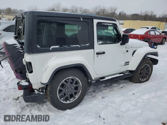 2021 Jeep Wrangler Sport S with VIN 1C4GJXAN5MW595297, listed as a Copart auction lot 45820485 with 62,429 mi miles and Salvage Title. Bid and sale history available at DreamBid. Image 3.