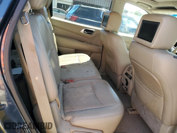 2014 Nissan Pathfinder Platinum with VIN 5N1AR2MM9EC662373, listed as a Copart auction lot 52448945 with 170,489 mi miles and Salvage Title. Bid and sale history available at carsss.com. Image 11.
