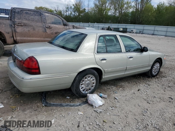 2004 Mercury Grand Marquis GS z VIN 2MEFM74W94X601693, wystawiony jako Copart lot #56303935 z przebiegiem 98 674 mil mil oraz Czysty tytuł • Clean title. Historia ofert i sprzedaży dostępna na DreamBid. Obrazek 3.