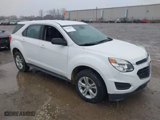2017 Chevrolet Equinox LS with VIN 2GNALBEKXH1593410, listed as a IAAI auction lot 41844696 with 170,790 mi miles. Bid and sale history available at carsss.com. Image 1.