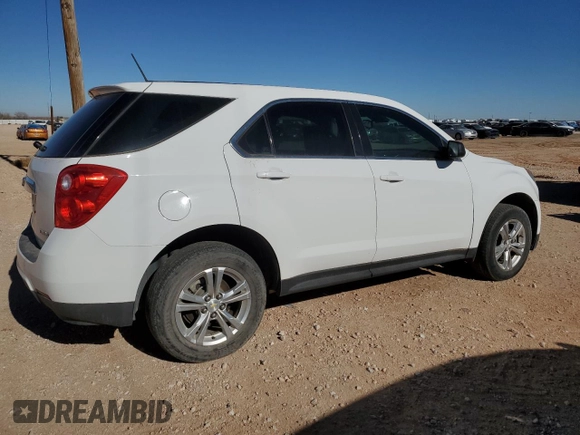 2015 Chevrolet Equinox LS with VIN 2GNALAEK8F6256695, listed as a Copart auction lot 87876095 with Not Provided miles and Salvage Title. Bid and sale history available at DreamBid. Image 3.