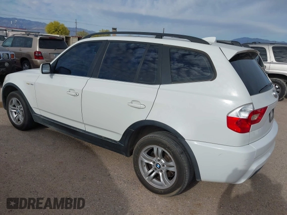 2006 BMW X3 3.0i with VIN WBXPA93476WG88461, listed as a IAAI auction lot 42002895 with 241,709 mi miles. Bid and sale history available at carsss.com. Image 3.