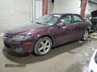 2007 Mazda 6 S Sport VE with VIN 1YVHP80D575M08954, listed as a Copart auction lot 42034825 with 134,880 mi miles and Salvage Title. Bid and sale history available at DreamBid. Image 1.