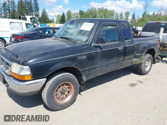 1999 Ford Ranger XL with VIN 1FTZR15V9XPC09651, listed as a IAAI auction lot 42088357 with 247,031 mi miles. Bid and sale history available at carsss.com. Image 2.