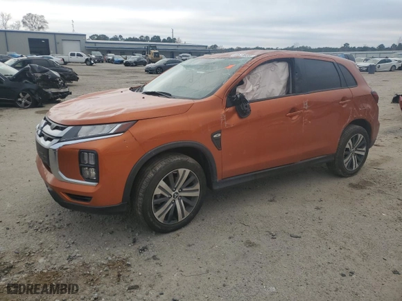 2023 Mitsubishi Outlander Sport ES with VIN JA4ARUAU2PU004177, listed as a Copart auction lot 85270384 with 43,483 mi miles and Salvage Title. Bid and sale history available at carsss.com. Image 1.