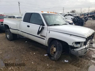 1999 Dodge Ram 3500 with VIN 1B7MF336XXJ546066, listed as a Copart auction lot 45371495 with 0 mi miles and Salvage Title. Bid and sale history available at carsss.com. Image 4.