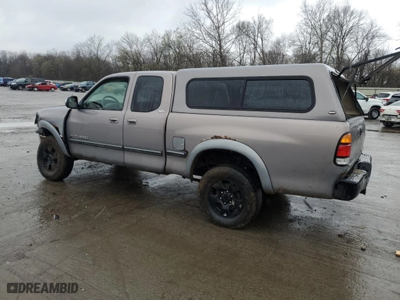 2000 Toyota Tundra SR5 with VIN 5TBBT4412YS108390, listed as a Copart auction lot 52631775 with 166,137 mi miles and Salvage Title. Bid and sale history available at carsss.com. Image 2.