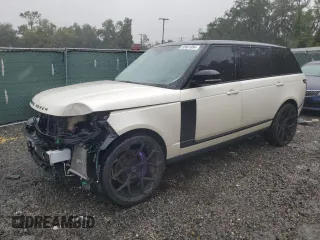 2020 Land Rover Range Rover with VIN SALGS5SE2LA404455, listed as a Copart auction lot 65601084 with 55,670 mi miles and Salvage Title. Bid and sale history available at carsss.com. Image 1.