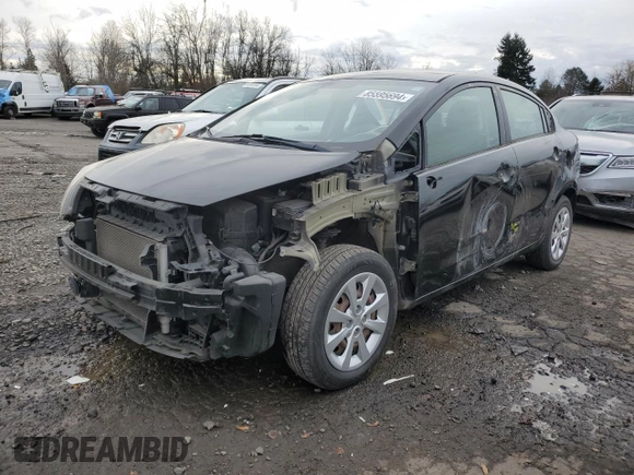 2013 Kia Rio LX with VIN KNADM4A30D6207753, listed as a Copart auction lot 85595694 with 63,062 mi miles and Salvage Title. Bid and sale history available at carsss.com. Image 1.