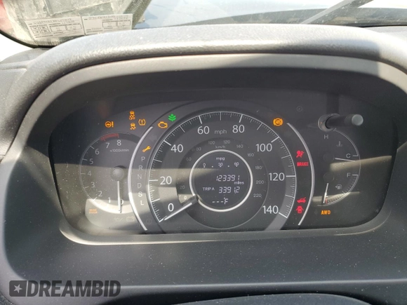 2015 Honda CR-V LX with VIN 5J6RM4H34FL098128, listed as a Copart auction lot 55335635 with 123,391 mi miles and Salvage Title. Bid and sale history available at DreamBid. Image 9.