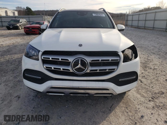 2022 Mercedes-Benz GLS with VIN 4JGFF5KE4NA735818, listed as a Copart auction lot 73004842 with 564 mi miles. Bid and sale history available at carsss.com. Image 5.