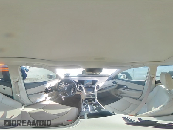 2015 Acura RLX Tech Pkg with VIN JH4KC1F50FC000398, listed as a Copart auction lot 41643615 with 122,834 mi miles and Salvage Title. Bid and sale history available at carsss.com. Image 14.