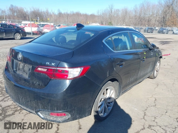 2017 Acura ILX with VIN 19UDE2F30HA009417, listed as a IAAI auction lot 41704288 with 1 mi miles. Bid and sale history available at carsss.com. Image 4.