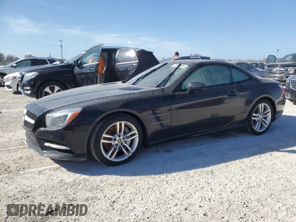 2013 Mercedes-Benz SL-Class SL 550 with VIN WDDJK7DA9DF001926, listed as a Copart auction lot 75355584 with 0 mi miles and Salvage Title. Bid and sale history available at carsss.com. Image 1.