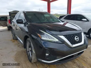 2020 Nissan Murano SL with VIN 5N1AZ2CJ3LN156207, listed as a IAAI auction lot 41989363 with 45,214 mi miles. Bid and sale history available at carsss.com. Image 1.