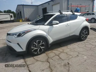 2018 Toyota C-HR XLE with VIN NMTKHMBX2JR040239, listed as a Copart auction lot 59689575 with 124,316 mi miles and Salvage title. Bid and sale history available at DreamBid. Image 1.