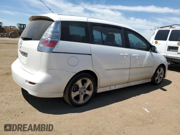2007 Mazda 5 Touring with VIN JM1CR293670134081, listed as a Copart auction lot 63690455 with 138,117 mi miles and Salvage title. Bid and sale history available at DreamBid. Image 3.