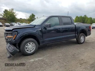 2024 Ford F-150 XL z VIN 1FTEW1KP5RKE65203, wystawiony jako Copart lot #64492225 z przebiegiem 3 990 mil mil oraz Szkoda całkowita • Salvage title. Historia ofert i sprzedaży dostępna na DreamBid. Obrazek 1.