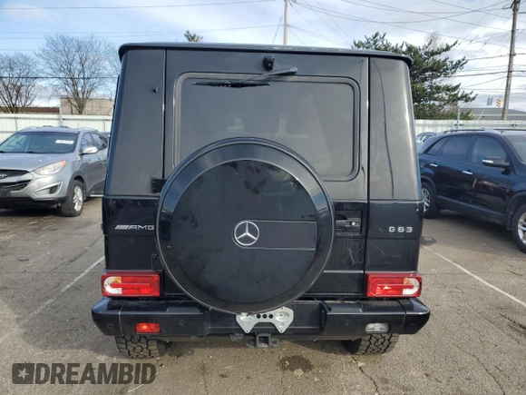 2018 Mercedes-Benz G-Class AMG G 63 with VIN WDCYC7DH5JX290130, listed as a Copart auction lot 45898364 with 47,999 mi miles. Bid and sale history available at carsss.com. Image 6.