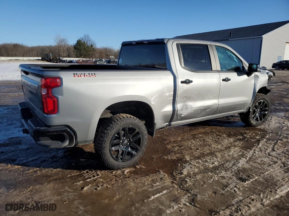 2024 Chevrolet Silverado 1500 LT Trail Boss with VIN 3GCUDFED7RG330425, listed as a Copart auction lot 89282545 with 4,394 mi miles and Salvage Title. Bid and sale history available at carsss.com. Image 3.