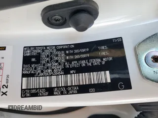 2023 Lexus GX 460 Premium с VIN JTJAM7BX3P5384846, выставлен на аукционе Copart как лот 61188115 с пробегом 14 900 миль миль и Списание • Salvage title. История ставок и продаж доступна на DreamBid. Изображение 12.