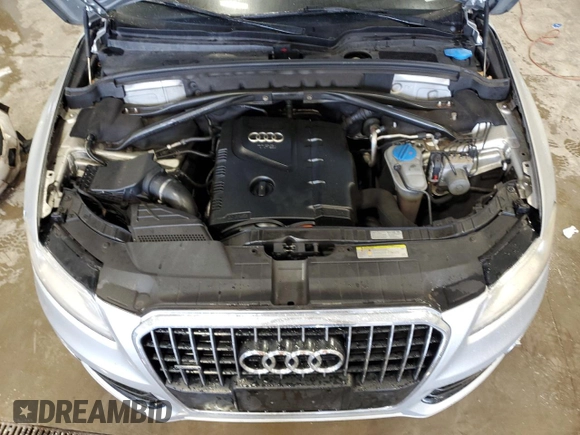 2013 Audi Q5 Premium with VIN WA1CFAFP0DA065608, listed as a Copart auction lot 55067905 with 151,336 mi miles and Salvage title. Bid and sale history available at DreamBid. Image 12.