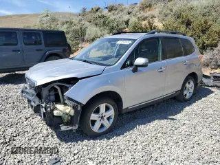 2015 Subaru Forester Touring z VIN JF2SJAUCXFH813020, wystawiony jako Copart lot #61859895 z przebiegiem 162 069 mil mil oraz Szkoda całkowita • Salvage title. Historia ofert i sprzedaży dostępna na DreamBid. Obrazek 1.