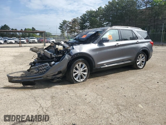 2024 Ford Explorer Limited z VIN 1FMSK7FH2RGA59947, wystawiony jako Copart lot #57084345 z przebiegiem 31 431 mil mil oraz Szkoda całkowita • Salvage title. Historia ofert i sprzedaży dostępna na DreamBid. Obrazek 1.