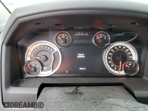 2017 Ram 1500 Big Horn with VIN 3C6RR7LT3HG784703, listed as a Copart auction lot 49700353 with 19,619 mi miles and Salvage title. Bid and sale history available at DreamBid. Image 9.