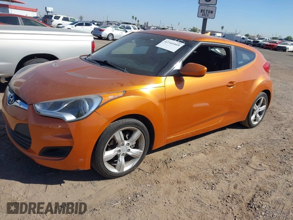 2012 Hyundai Veloster w/Gray Int с VIN KMHTC6AD8CU075076, выставлен на аукционе IAAI как лот 42345469 с пробегом 154 462 миль миль и . История ставок и продаж доступна на DreamBid. Изображение 2.