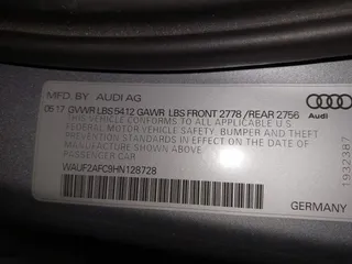 2017 Audi A6 Premium Plus z VIN WAUF2AFC9HN128728, wystawiony jako IAAI lot #41699063 z przebiegiem 110 475 mil mil oraz . Historia ofert i sprzedaży dostępna na DreamBid. Obrazek 9.