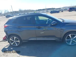 2021 Hyundai Kona Ultimate with VIN KM8K5CA51MU730340, listed as a IAAI auction lot 41662900 with 63,660 mi miles and . Bid and sale history available at carsss.com. Image 14.