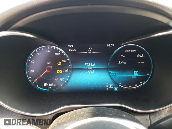 2021 Mercedes-Benz C 300 с VIN W1KWJ8EB4MG101982, выставлен на аукционе Copart как лот 54105783 с пробегом 11 362 миль миль и . История ставок и продаж доступна на DreamBid. Изображение 9.